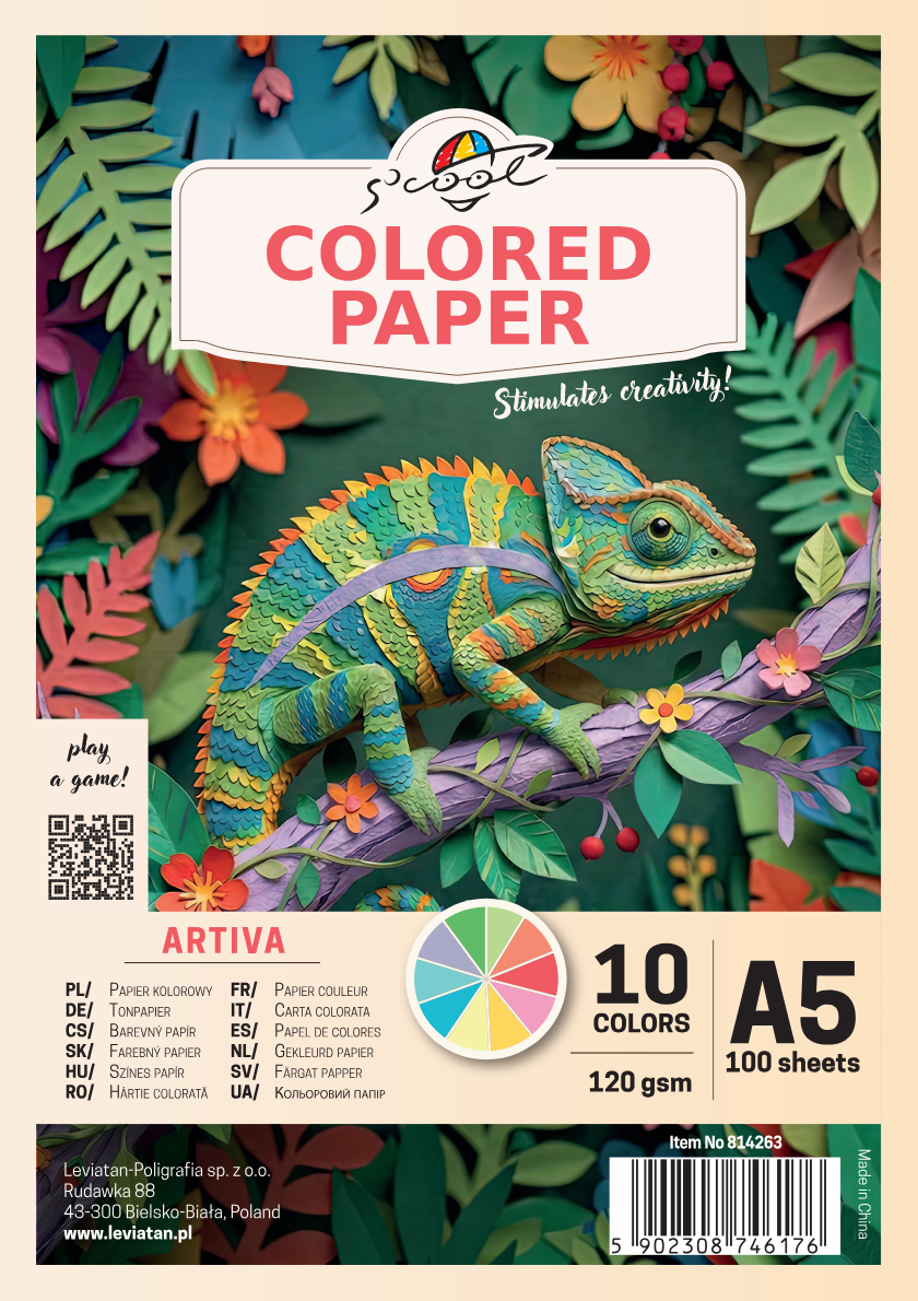 Papier kolorowy S'COOL